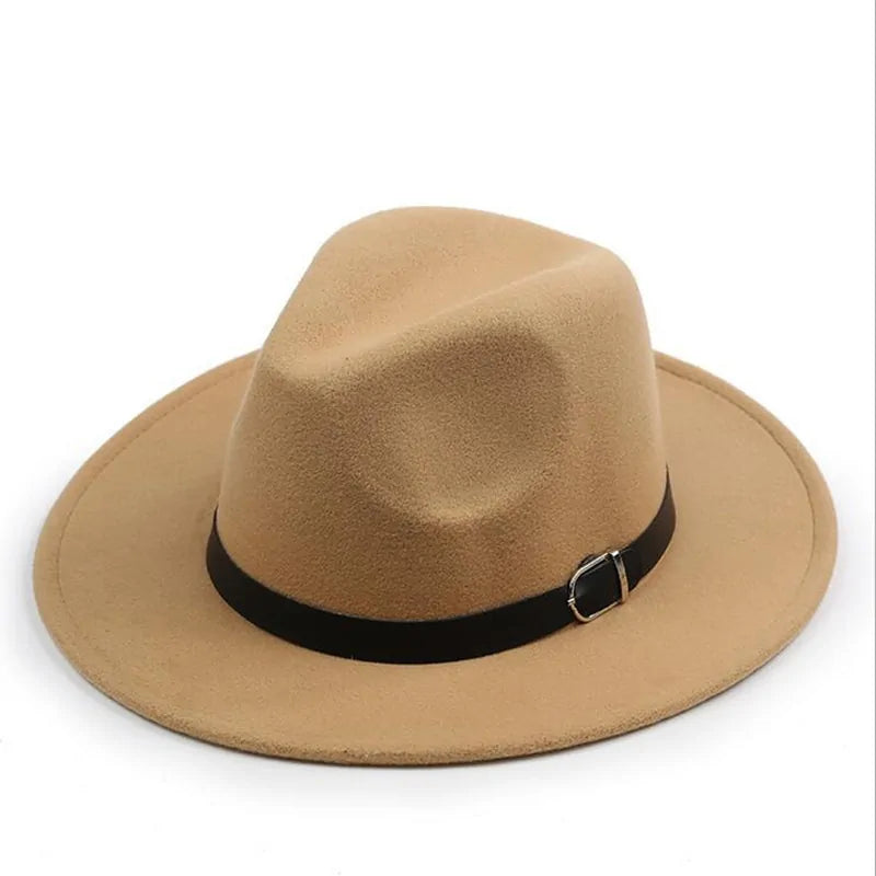 Women's Wide Brim Fedora Hat