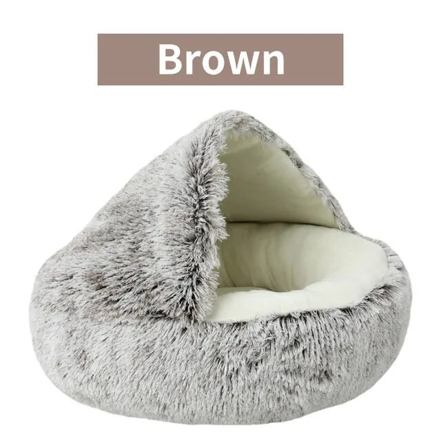 Velvet Snuggle Pet Bed