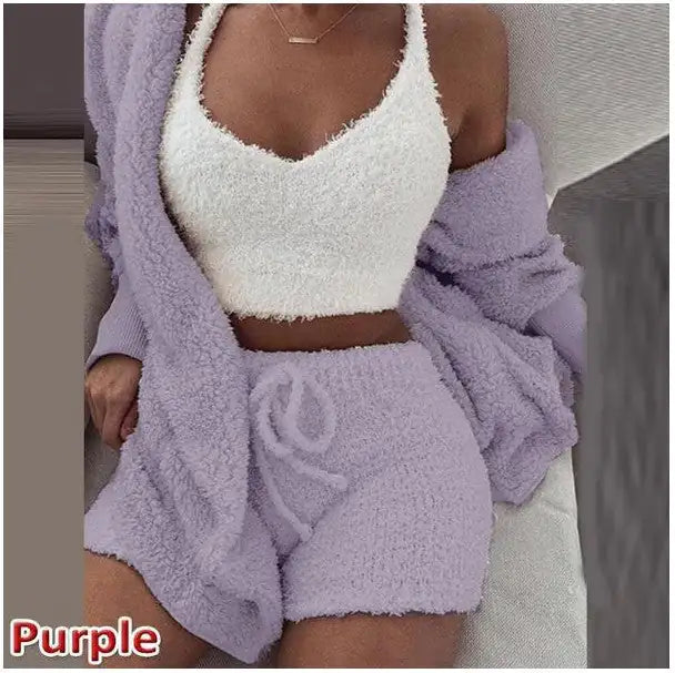 Women's Winter Knit Clothing Set