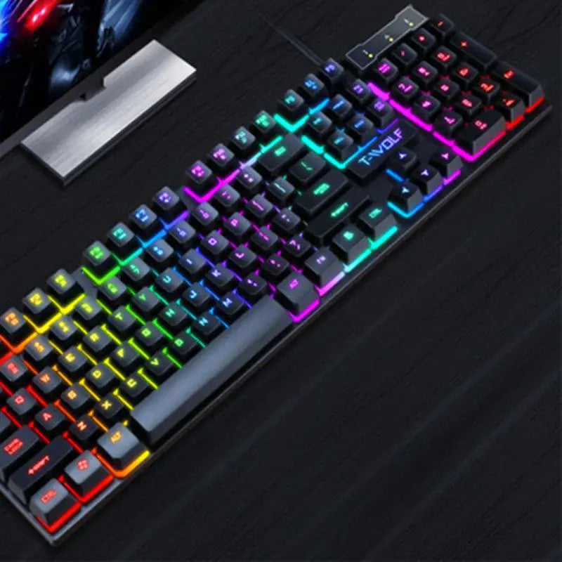 Wired LED Backlighting Gamers Keyboard
