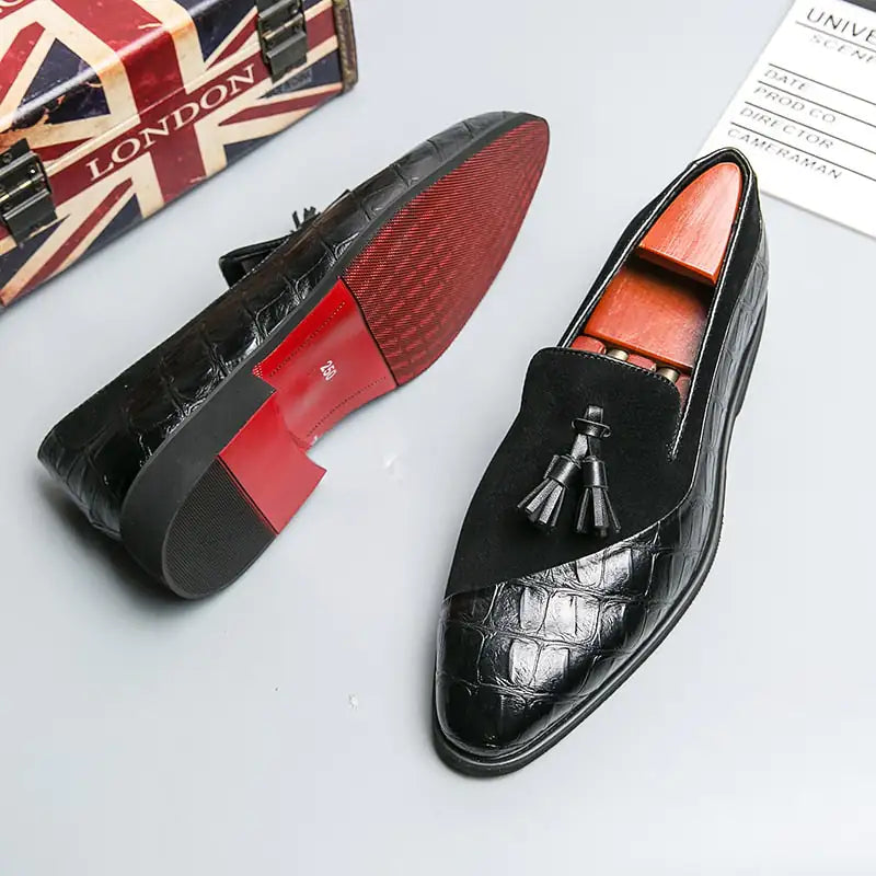Scudo Leather Slip-On Loafers