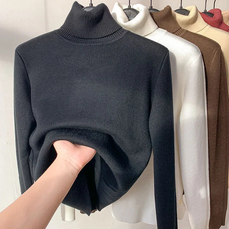 Women's Elegant Turtleneck Winter Sweater