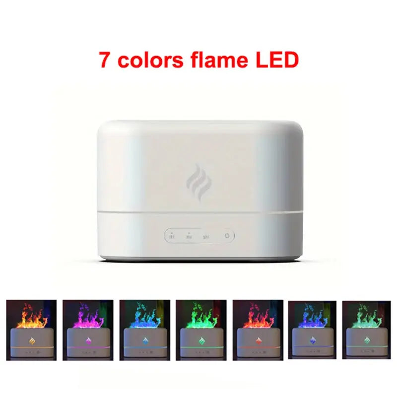 Portable 7-Colour Flame Air Humidifier