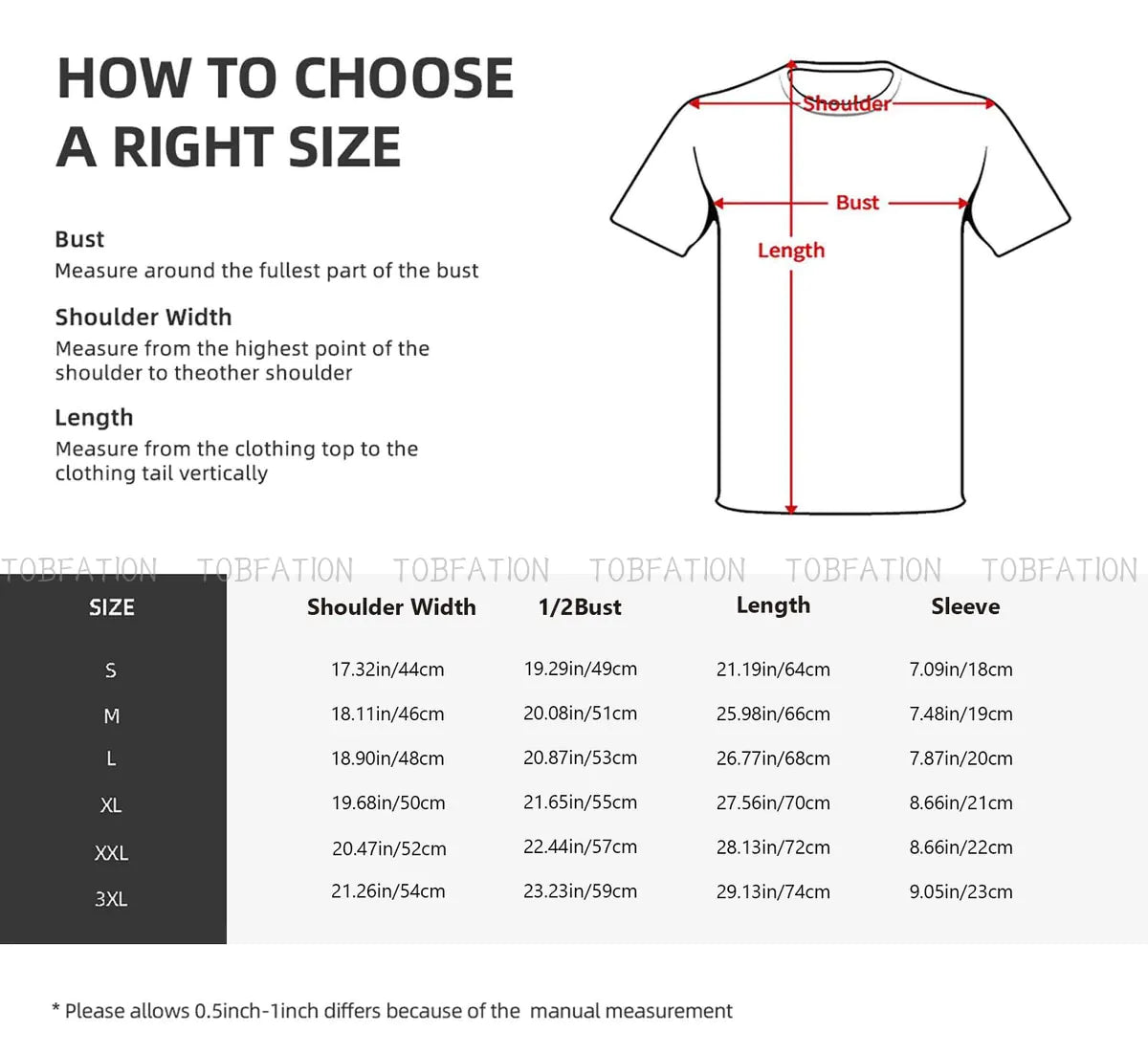 Wife Hip Hop Chat GPT T-Shirt Size Chart