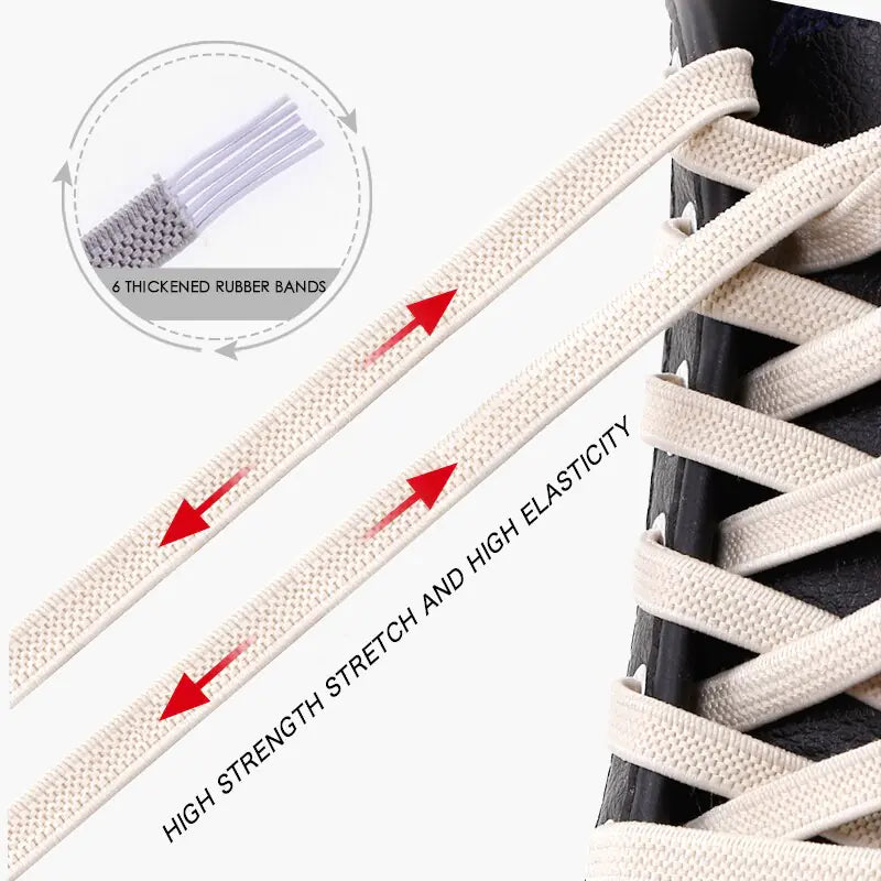 Premium Quick-Fit Elastic Shoelaces
