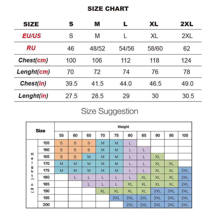ChatGPT Plain T-Shirt OpenAI Size Chart