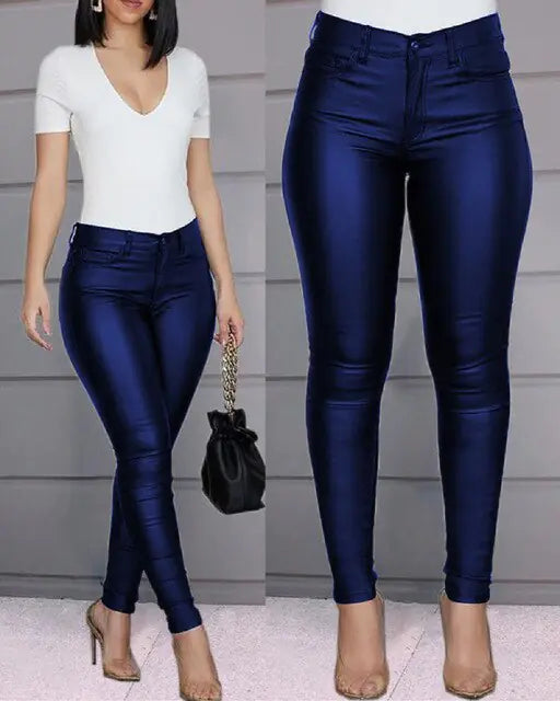 Slim Silhouette Pencil Pants