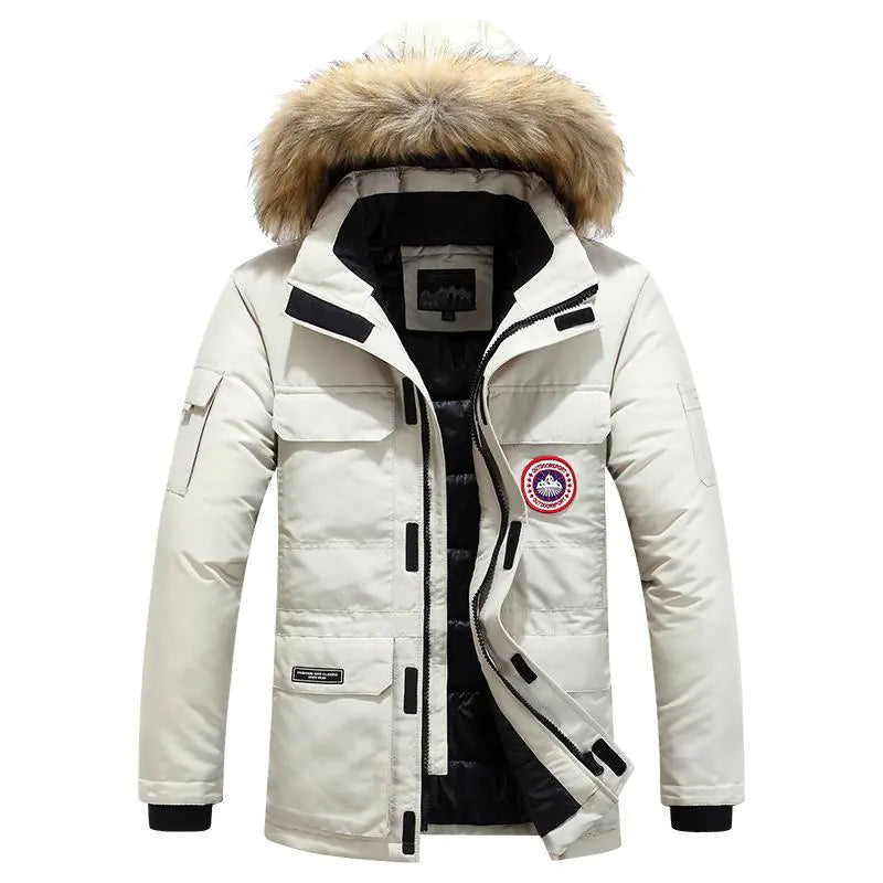 Plus Size Insulated Winter Jacket for Men