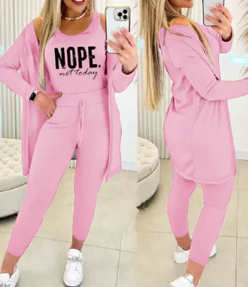 Women's Designer Print Casual Suit Set