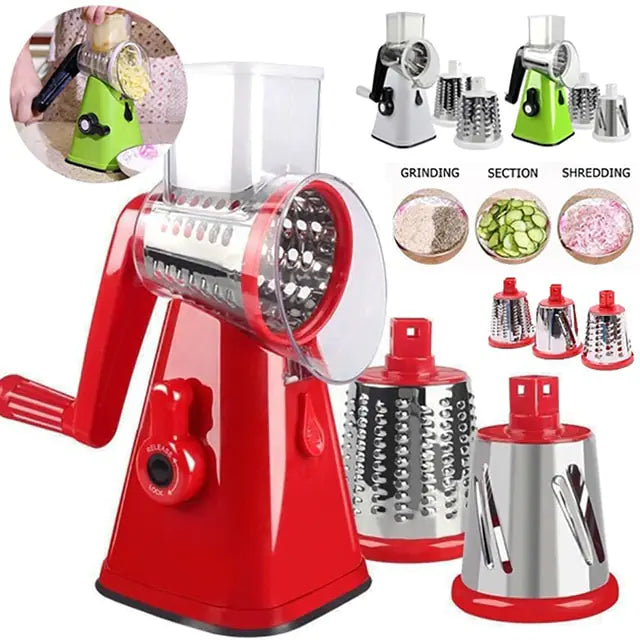 All-in-One Vegetable Slicer and Grinder Set