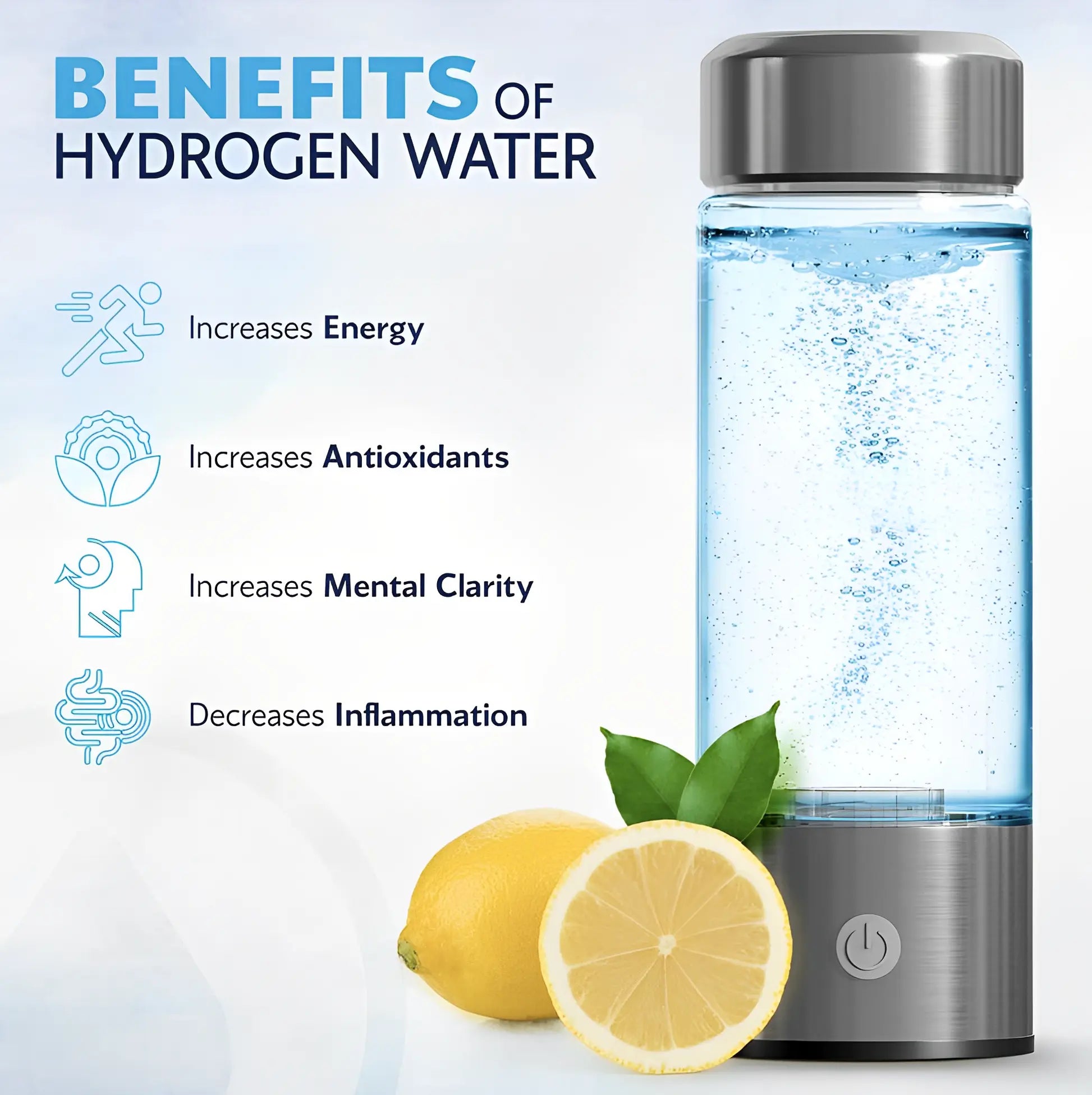 Portable Hydrogen Water Bottle