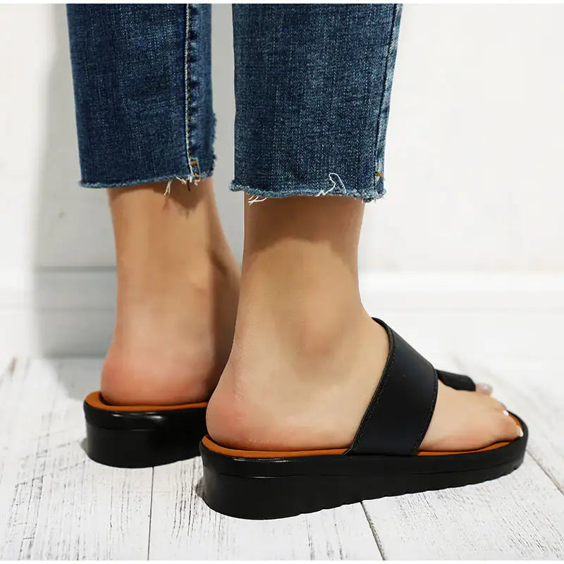 Women's Fashion Flat Platform Sandals
