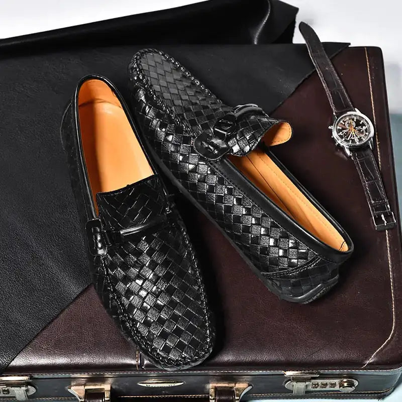 Aristocratic slip-on shoes