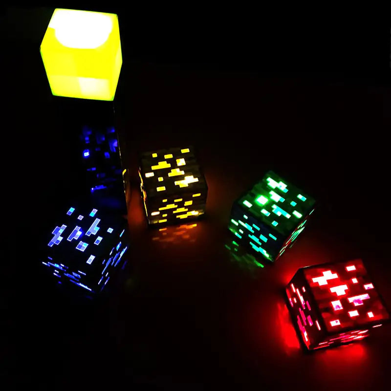 Minecraft Styled Torch Cube LED Lights