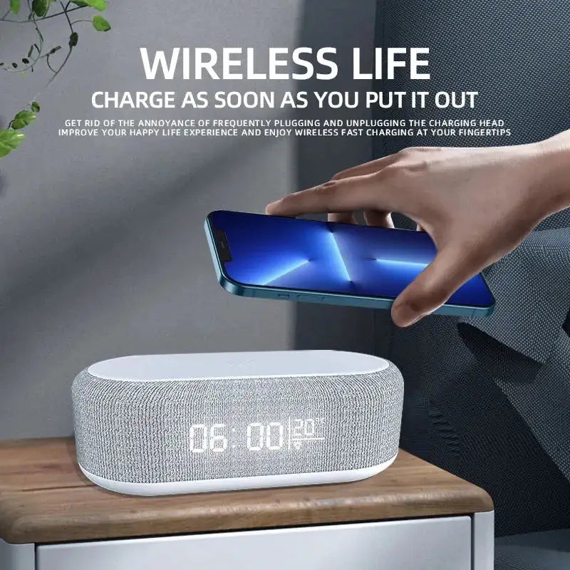 Wireless Charger Timer Alarm Clock