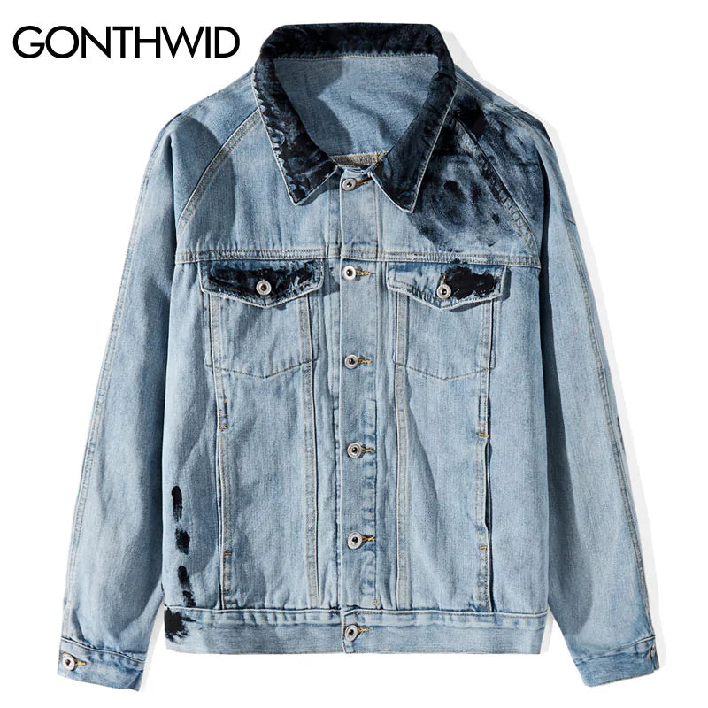 Tupac Patchwork Denim Jacket