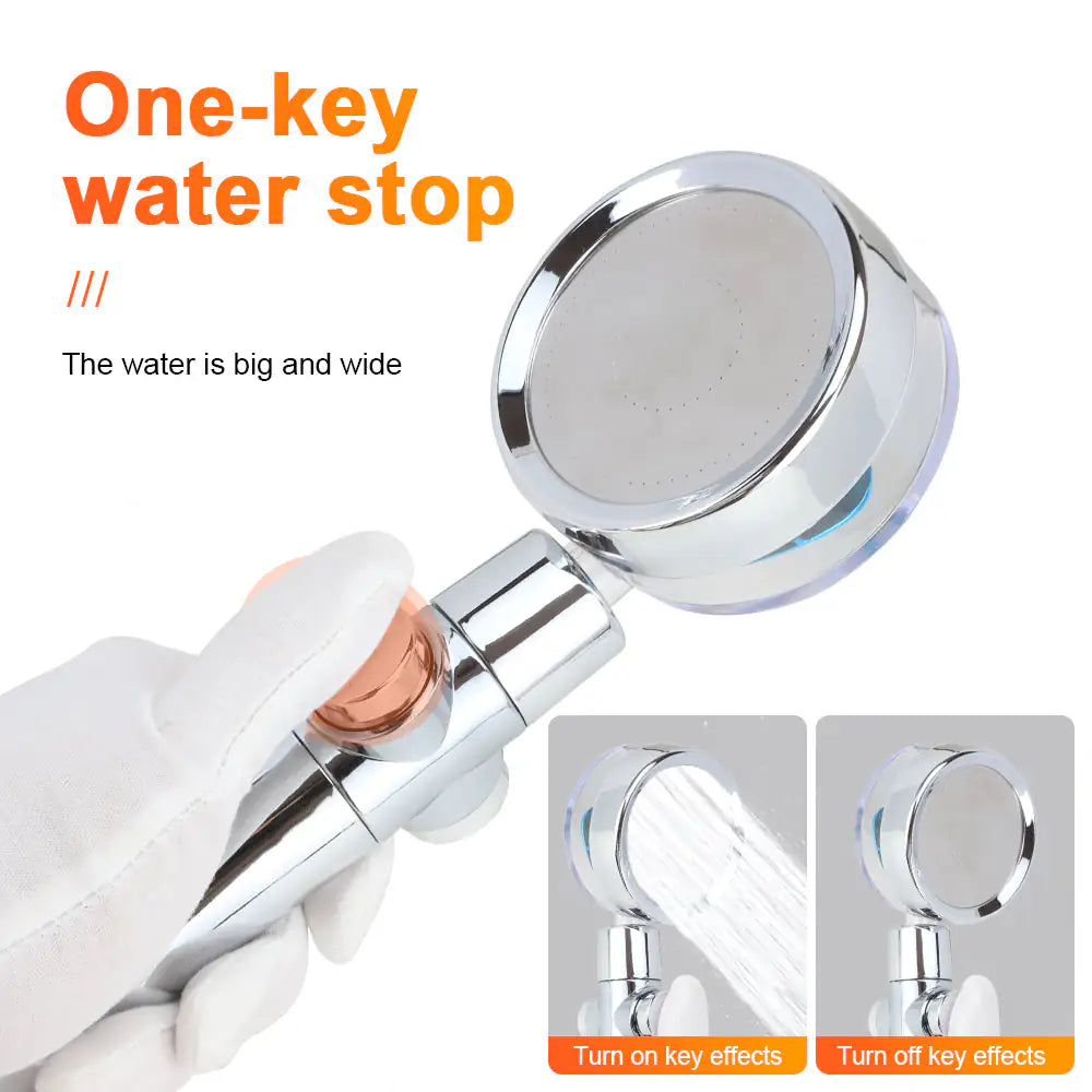 Pressurized Filter Fan Shower Head