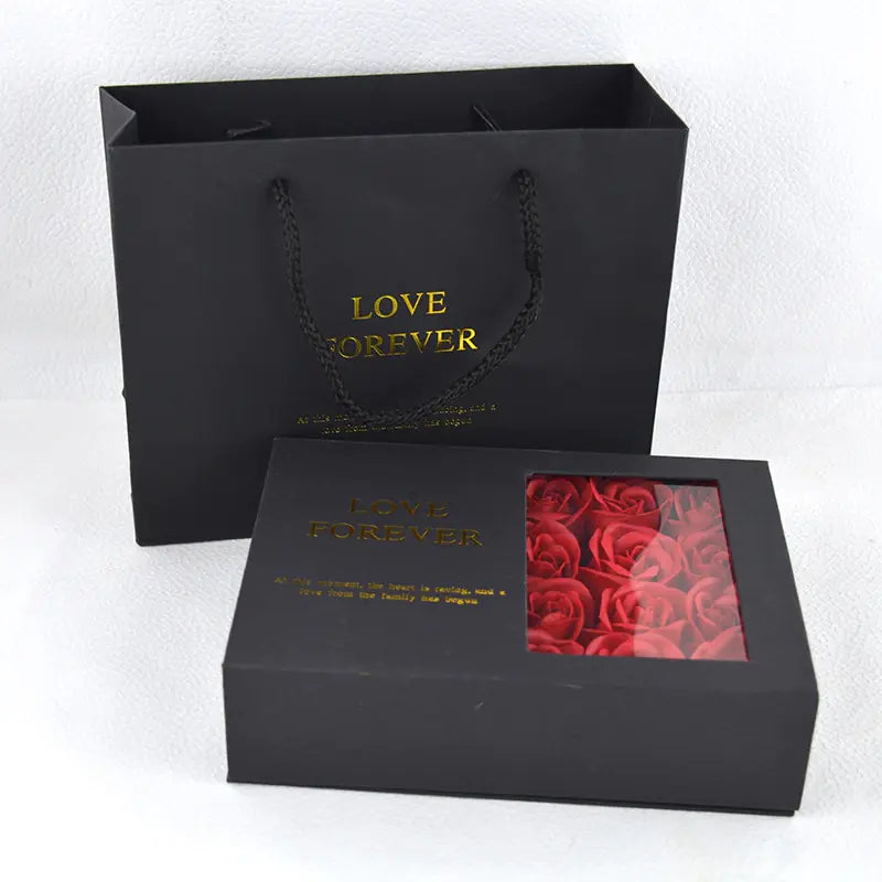 Rose Flower Soap Bars Gift Box