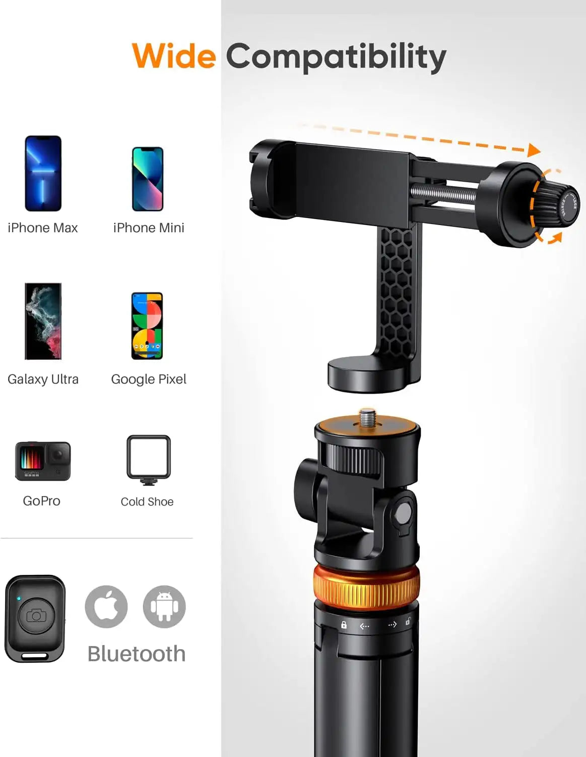 iPhone Android Phone Remote Controlled Tripod