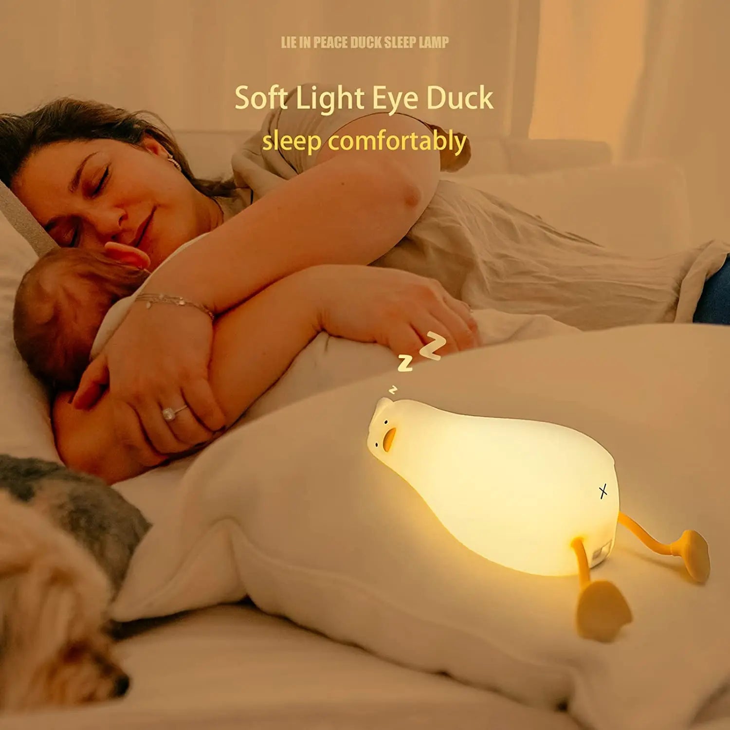 Duck Lying Flat LED Night Light