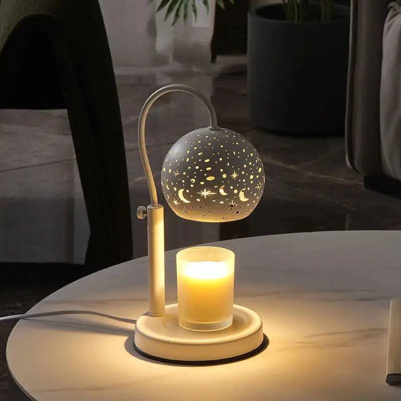 Starry Sky Electric Warm Candle Lamp