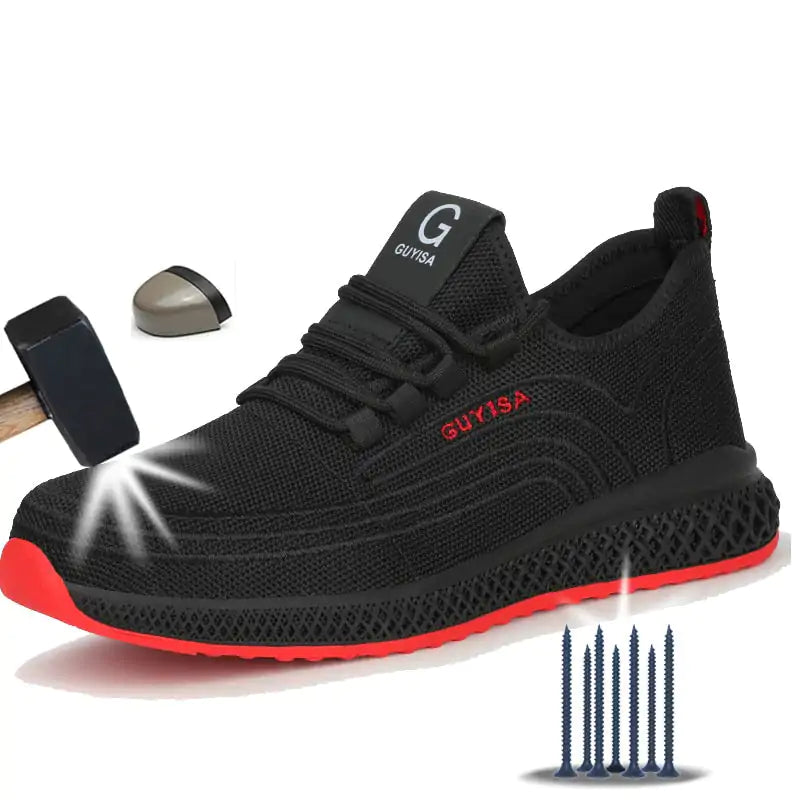 Air Mesh Steel Toe Shoes side view