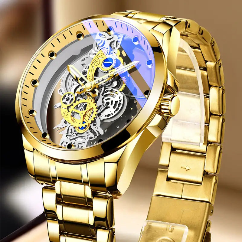 Men's Mechanical Skeleton Watch