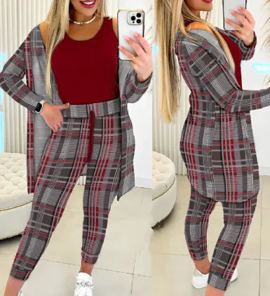 Women's Designer Print Casual Suit Set