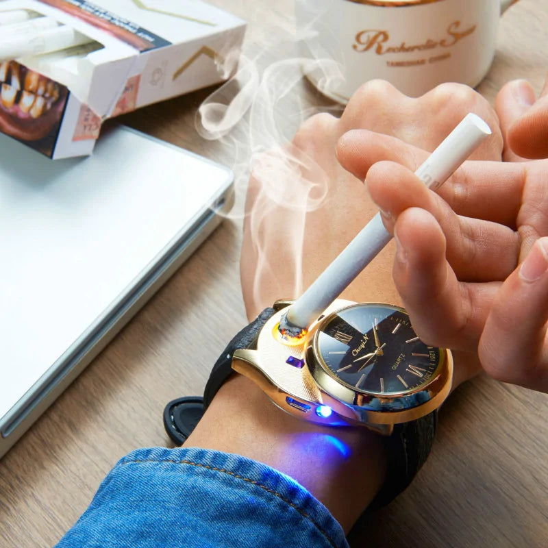 Electric Lighter Wristwatch