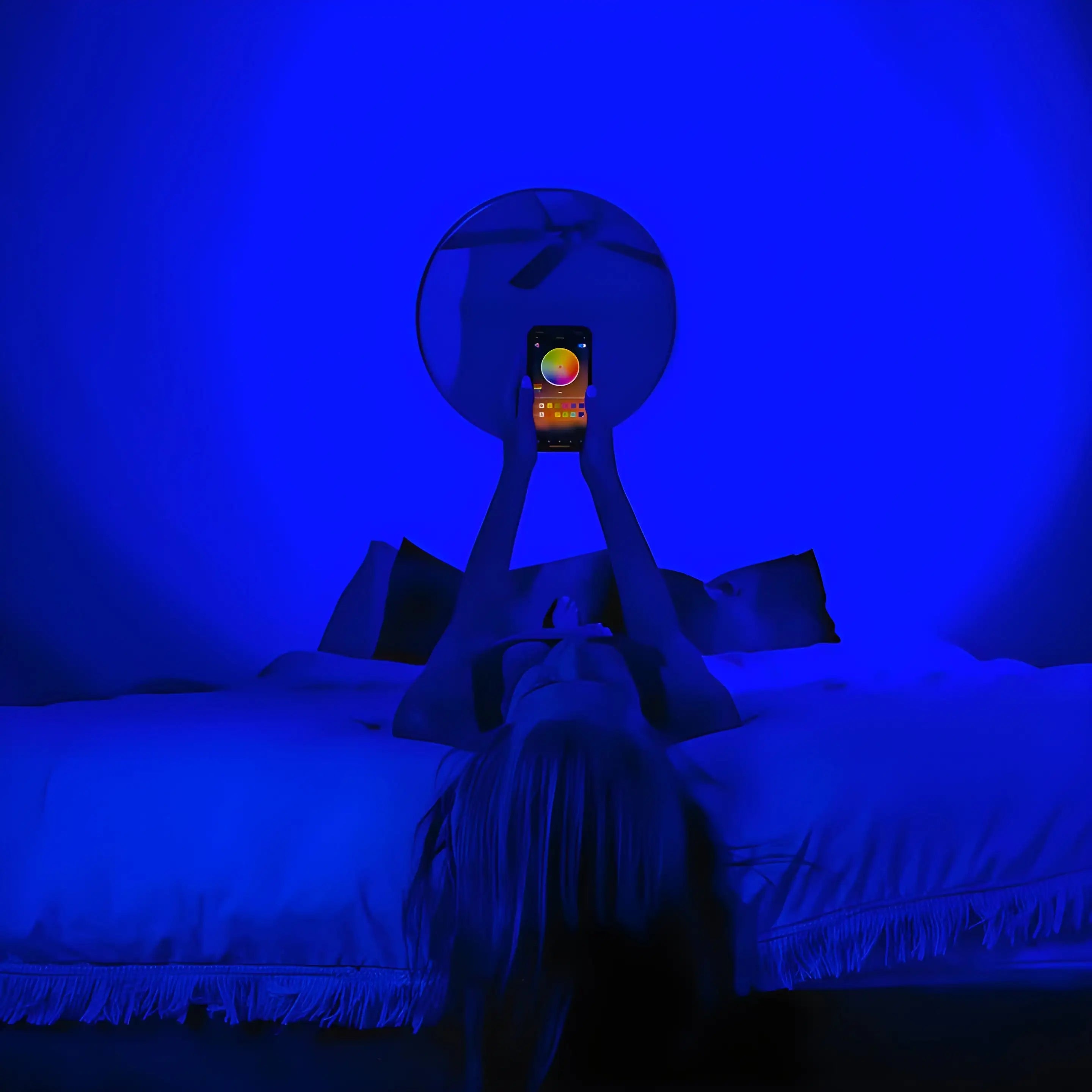 Living Space Warm Sunset Lamp