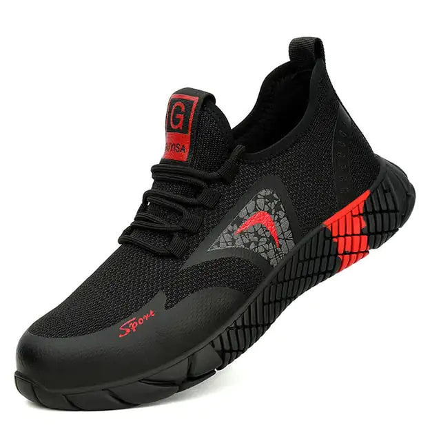 Lightweight Air Mesh Steel Toe Shoes
