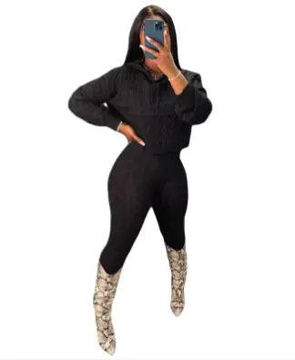 Casual Chic: Women's Matching Sweatshirt Set