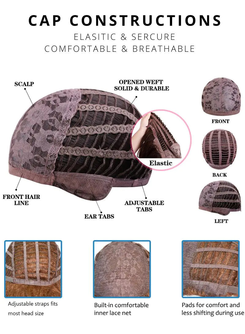 Long Cosplay Natural Hair Synthetic Wig