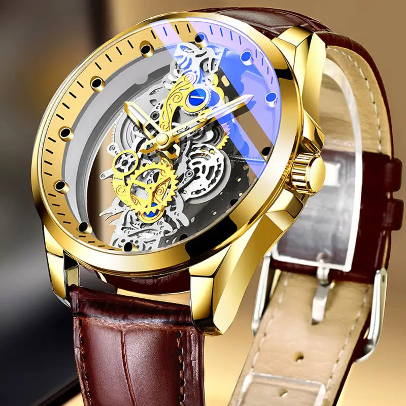Men's Mechanical Skeleton Watch