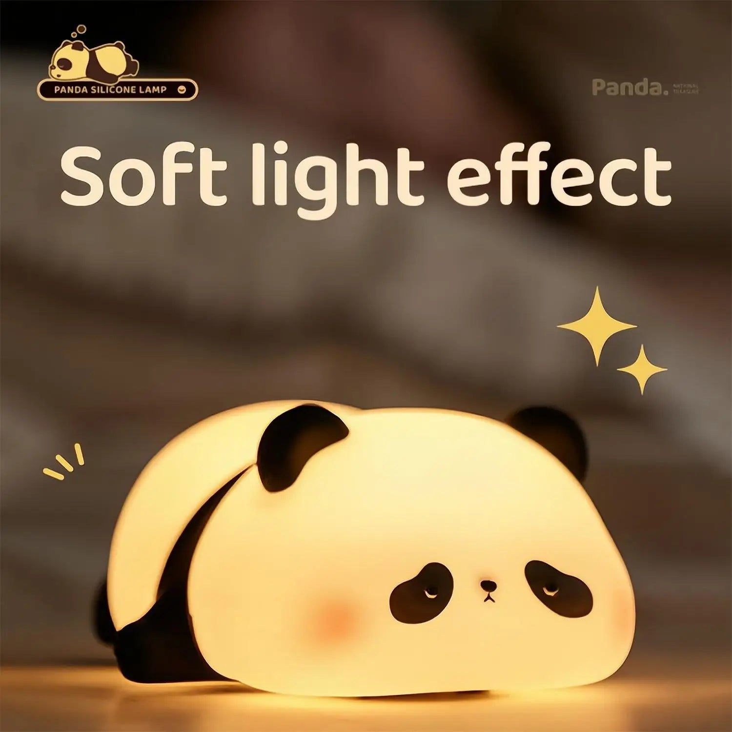 Adorable Panda Warm Night Light