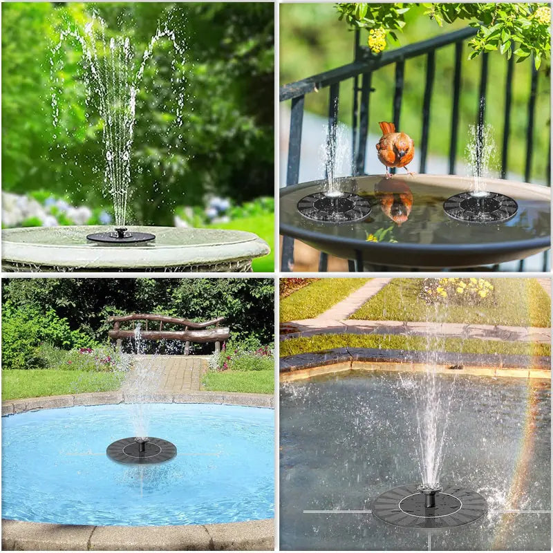 Outdoor Garden Solar Fountain