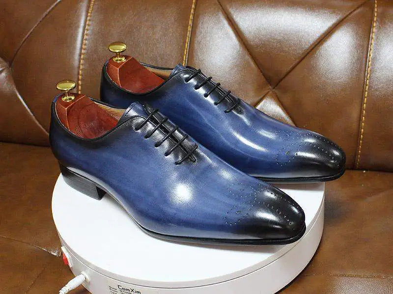 Signature Dandelion Bottom Leather Shoes