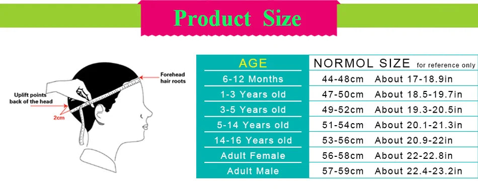 Pineapple Embroidery Dad Hat Size Chart