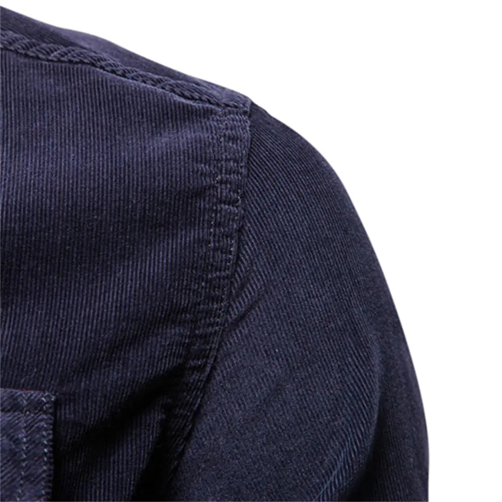Men's Stylish Corduroy Shirt for Office Wear