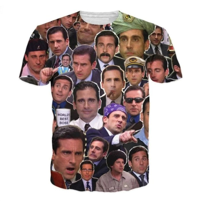 Michael Scott Paparazzi Many Faces T-Shirt