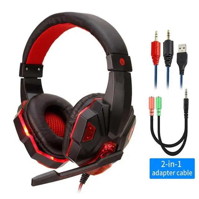 LED Glow Gaming Headset