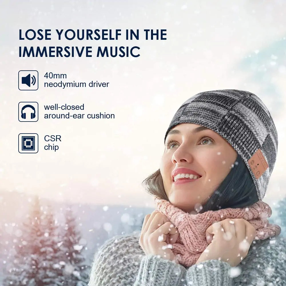 Wireless Headphone Beanie Sleep Hat