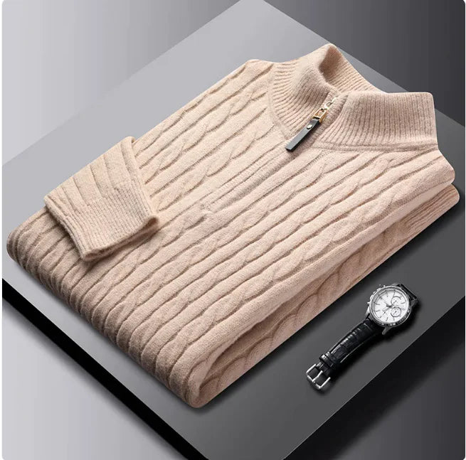 Men's Relaxed Fit Knit Sweater Jumper