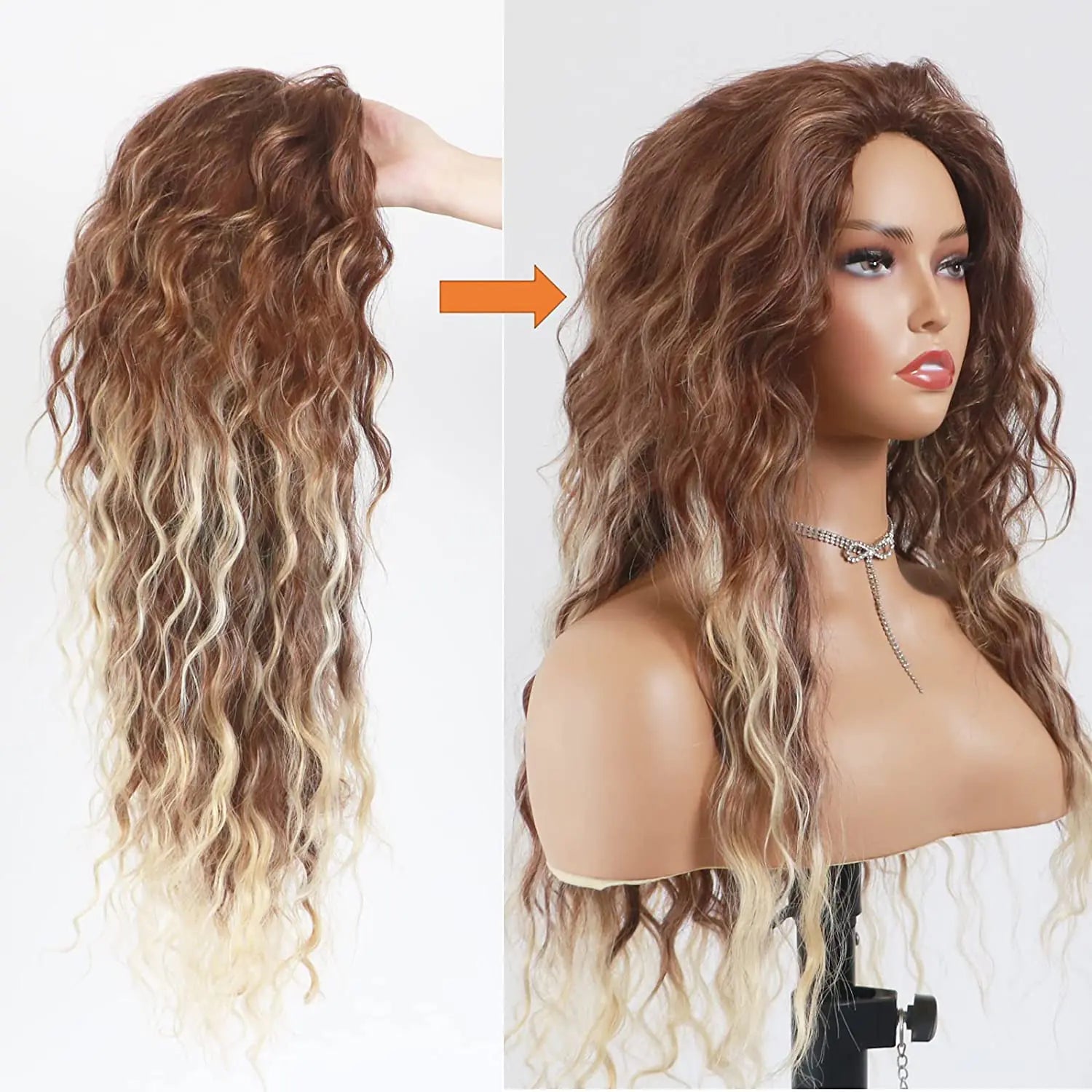 Radiant Synthetic Curly Wig