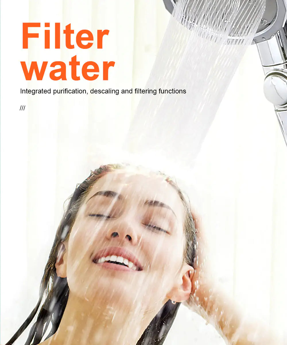 Pressurized Filter Fan Shower Head