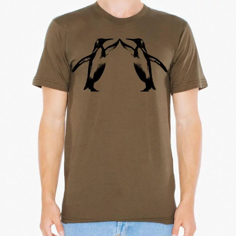 Bold Penguin Graphic Tee for Men