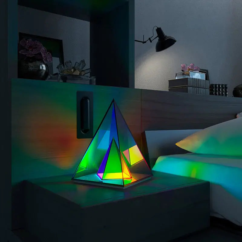 Pyramid Prism Bedroom Night Light
