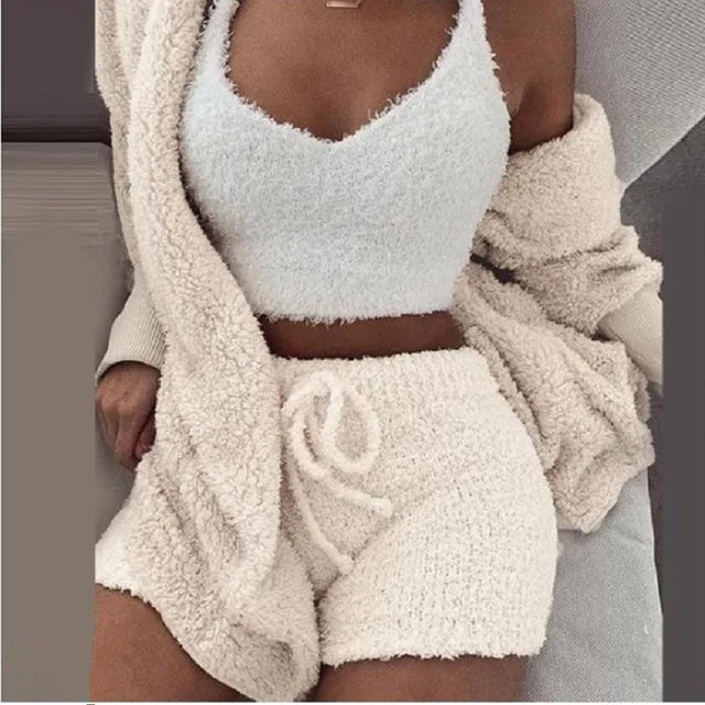 Women's Winter Knit Clothing Set
