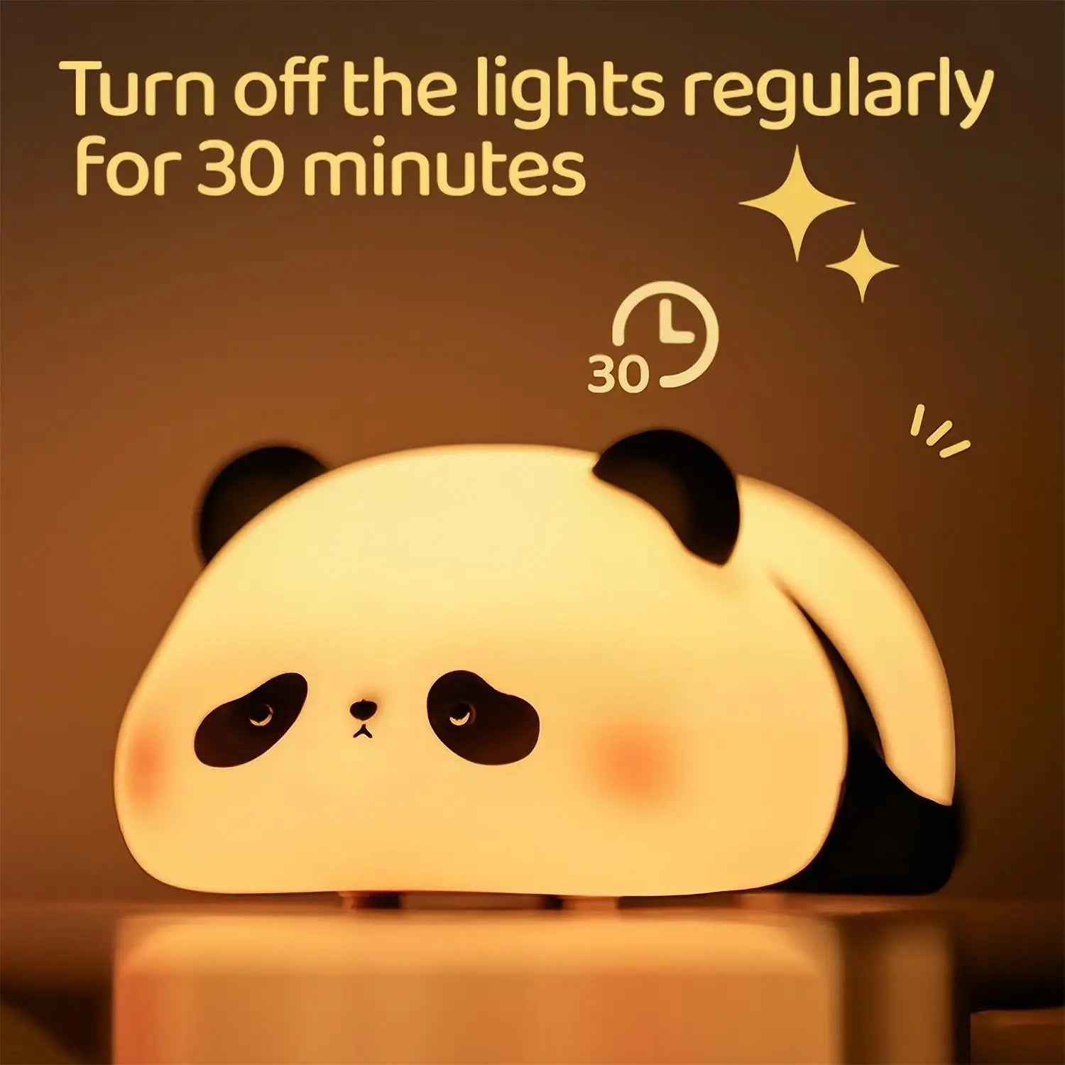 Adorable Panda Warm Night Light
