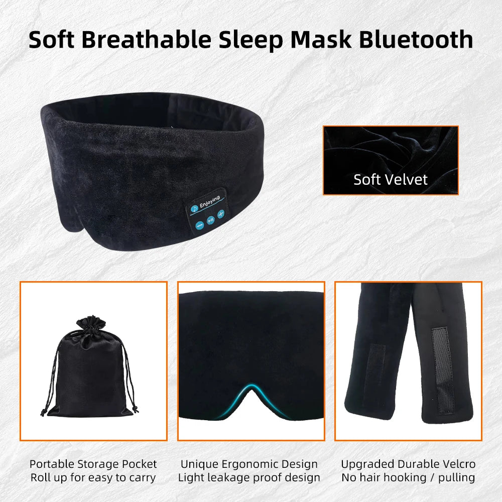 Bluetooth Headphones Sleeping Mask